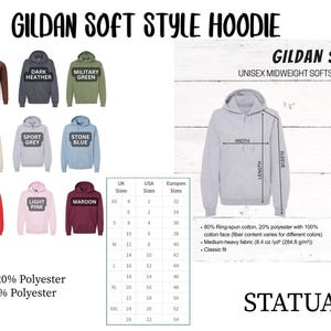 a picture of a hoodie with the measurements for the hoodie