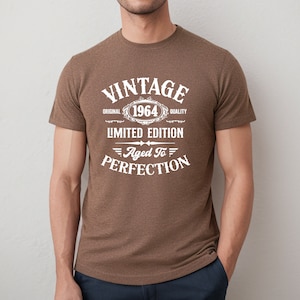 Vintage Tshirt, Custom Birthday Shirt, Limited Edition Tee, 1966 Birthday Shirt, Birthday Party Shirt, 40th Birthday Shirt, Mens Birthday image 5