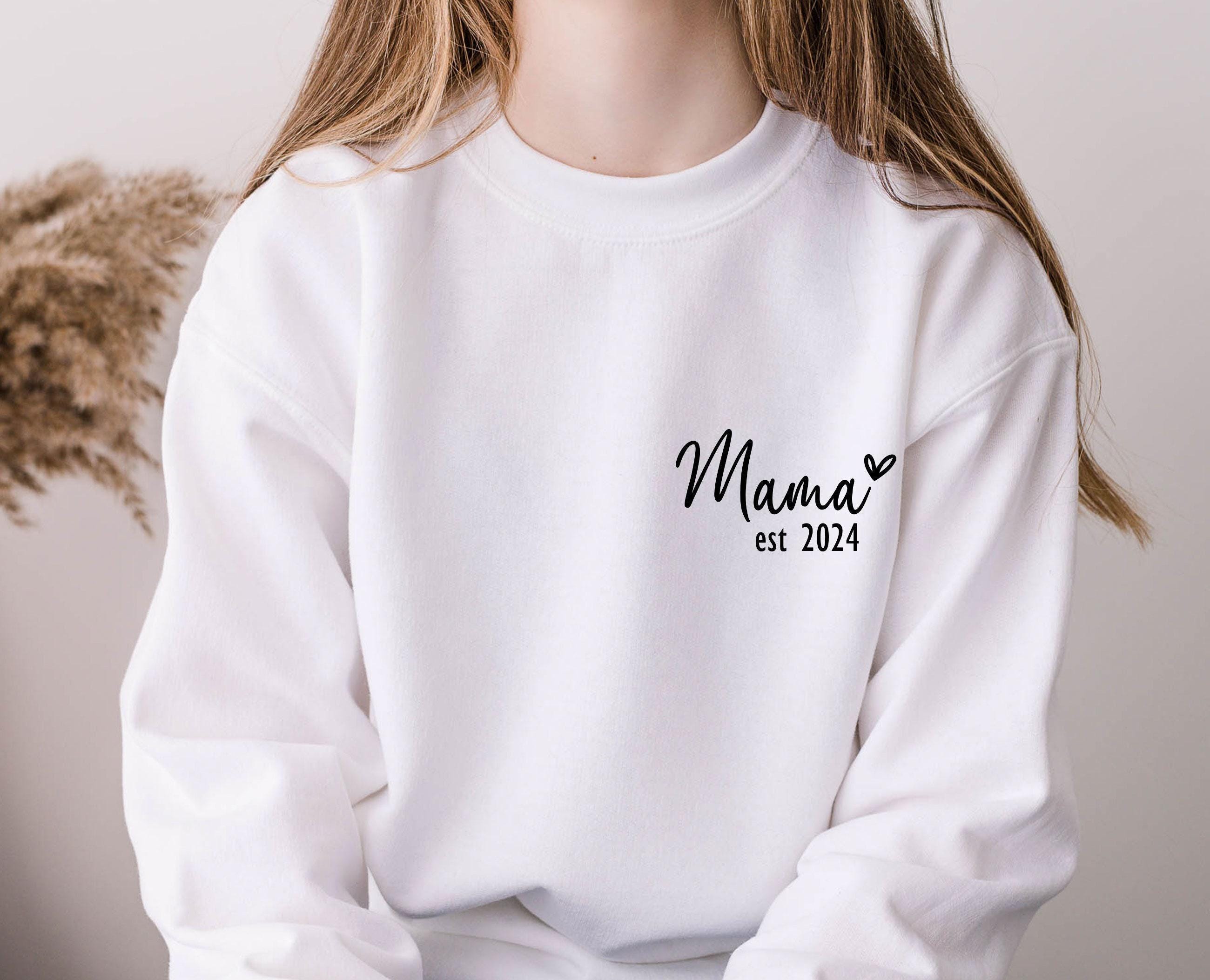 mama❤︎ Amazon.com: Mama Est Sweatshirt - Mom Established - Custom