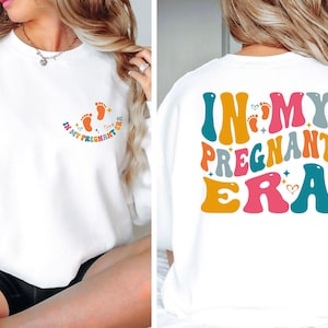 Pregnancy Sweatshirt, New Mum Gift, Pregnant Sweater, Mum To Be Gift, Pregnancy Gift,  Pregnancy Reveal, Baby Announcement, Maternity Gift