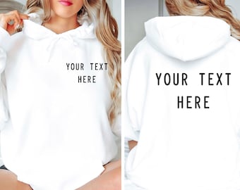 Custom Logo Hoodie, Custom Print Hoodie, Your Text Here, Custom Design Jumper, Personalised Hoodie, Custom Photo Hoodie,  Logo Hoodie