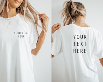 Custom Print Shirt, Custom Text Shirt, Your Text Here, Custom Design Tee, Personalised Shirt, Custom Photo Tshirt, Custom Logo Shirt