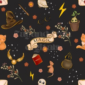 Magic | Floral | Digital Seamless Pattern