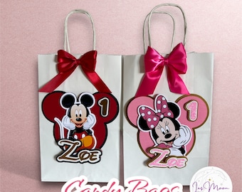 Bolsas de caramelos de Mickey y Minnie Mouse