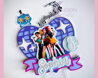 Adorno para tarta K-Pop de Hunter Demon (forma de corazón)
