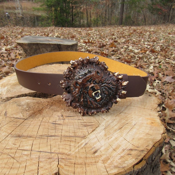 Antler Belt Buckle Etsy