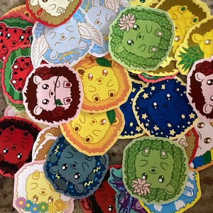 Hedgehog Stickers - Hedgefloof Stickers - Hedgie Stickers - Cute Stickers - Animal Stickers