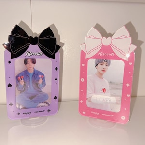 K-POP Acrylic Photocard Frame Standee Mini Photocard Acrylic Plastic Frame Korean style