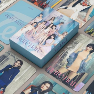 TWICE 55PCS/Pack Lomo Photocard, Keychain, Cardholder , Card case, Nayeon, Jeongyeon, Momo, Sana, Jihyo, Mina, Dahyun, Chaeyoung, Tzuyu