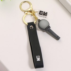 K-pop Keychain Light Stick soft Keychain Keyring Kpop Gift  bts stray kids ateez blackpink twice seventeen txt enhypen  itzy + more