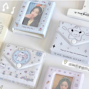 KPOP 3 Inch Photocard Album Binder | Polaroid Photo Album/Korean Style Collect Book Photocard/ Baby Bear Card Storage Book