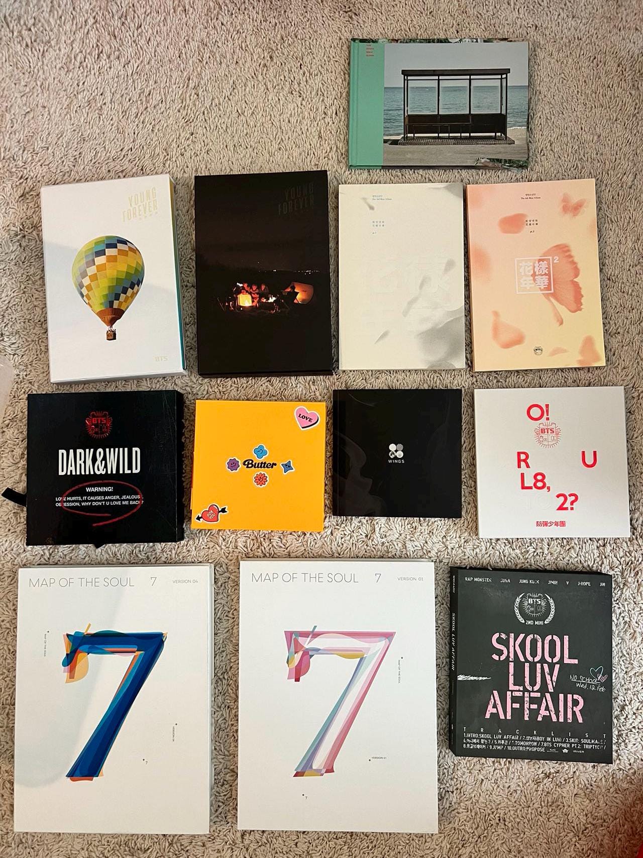 BTS CD 14冊 BTS Album Lot- Official 14BOX Love Yourself JIN Suga J-hope