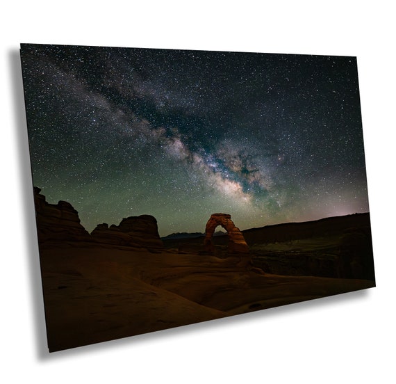 Delicate Arch Milky Way Print: Arches National Park Astrophotography