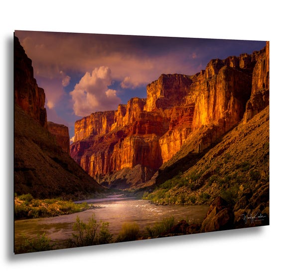 Grand Canyon Sunrise Wall Art: Colorado River Landscape Photography