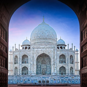Taj Mahal Photo Print: Agra Landmark Wall Art (Canvas, Acrylic, Metal, Paper)