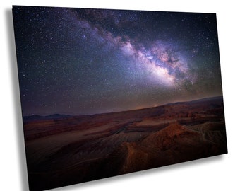 Milky Way Wall Art Print: Dead Horse Point Utah Desert Night