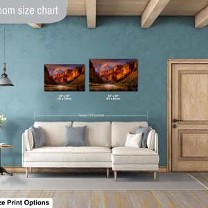 Grand Canyon Sunrise Wall Art: Colorado River Landscape Photography image 4