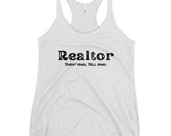 Realtor Work Out Women's Racerback Tank