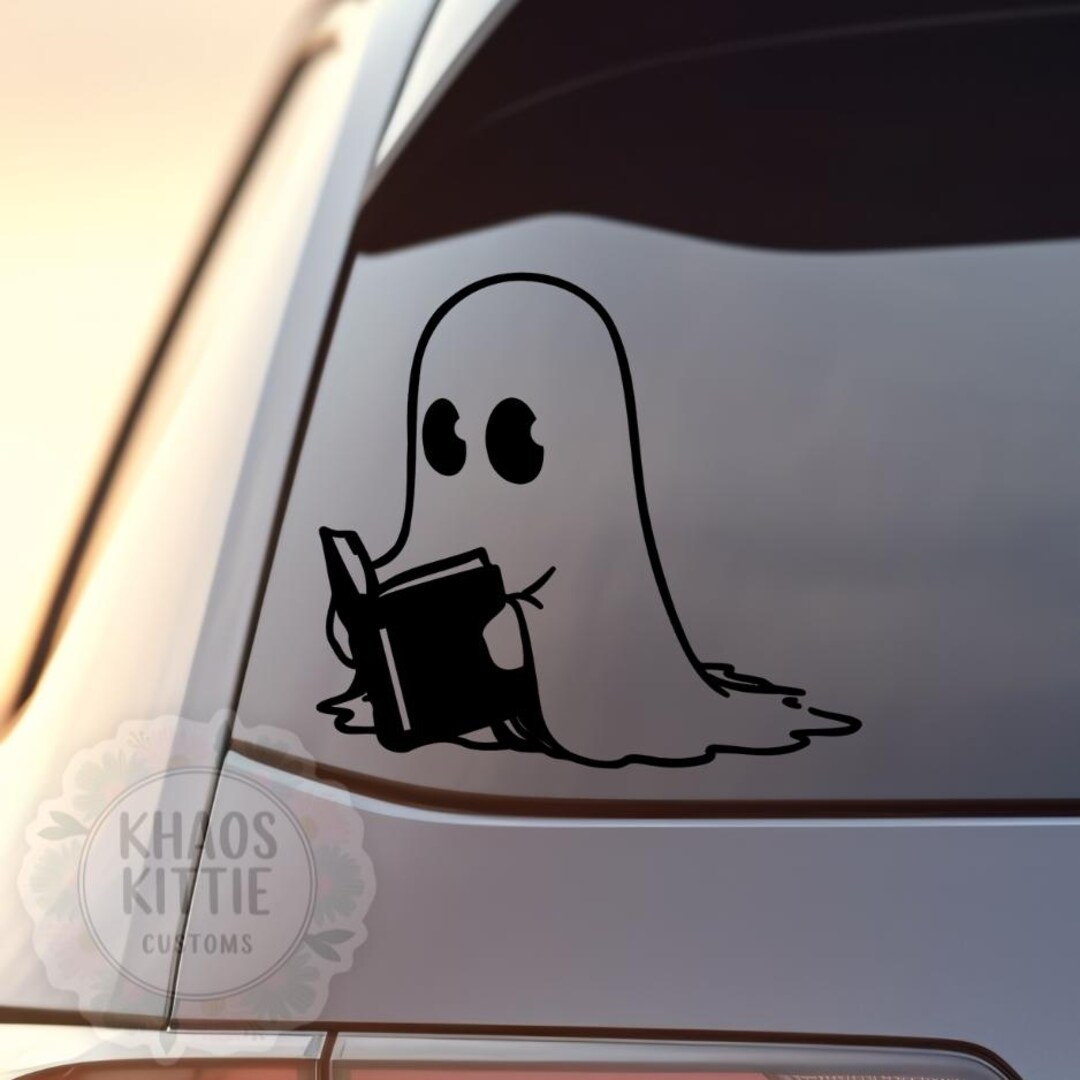 Reading Ghost Decal - Sticker for Cars, Laptop, Vehicle, Custom. - Etsy