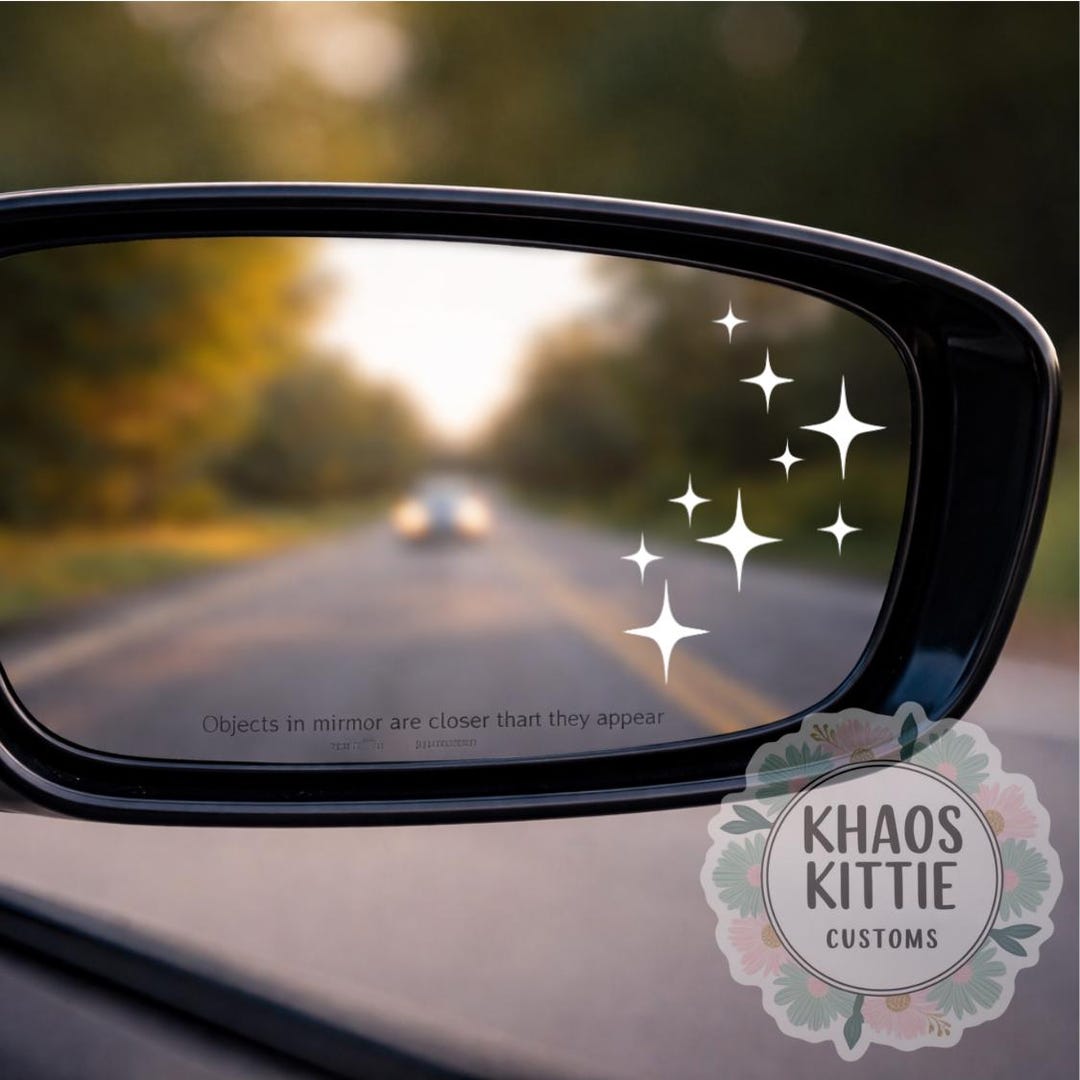 Mirrow Car Sticker Sparkle Mirror Decal - Sticker for Cars, Laptop, Vehicle, Custom. - Etsy