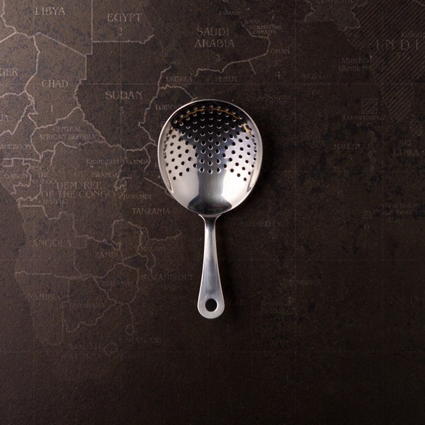 Julep Strainer, Premium Cocktail Strainer, High-Quality Julep Cocktail Strainer, Cocktail Strainer, Drink Strainer, Bartender Strainer