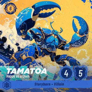 Tamatoa Happy as a Clam Lorcana Proxy
