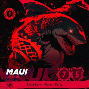 Maui Half-Shark Foil Lorcana Proxy