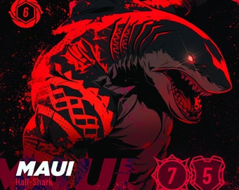 Maui Half-Shark Foil Lorcana Proxy - Etsy 日本