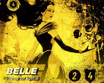 EDIZIONE LIMITATA Numerata Golden Belle Strange ma Special Foil Lorcana Proxy - SOLO 15 Realizzati
