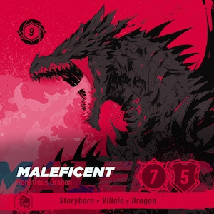 Maleficent Monstrous Dragon Lorcana Proxy