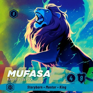 Mufasa Ruler of Pride Rock Lorcana Proxy
