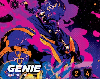 Génie Wish Fulfilled Foil Lorcana Proxy