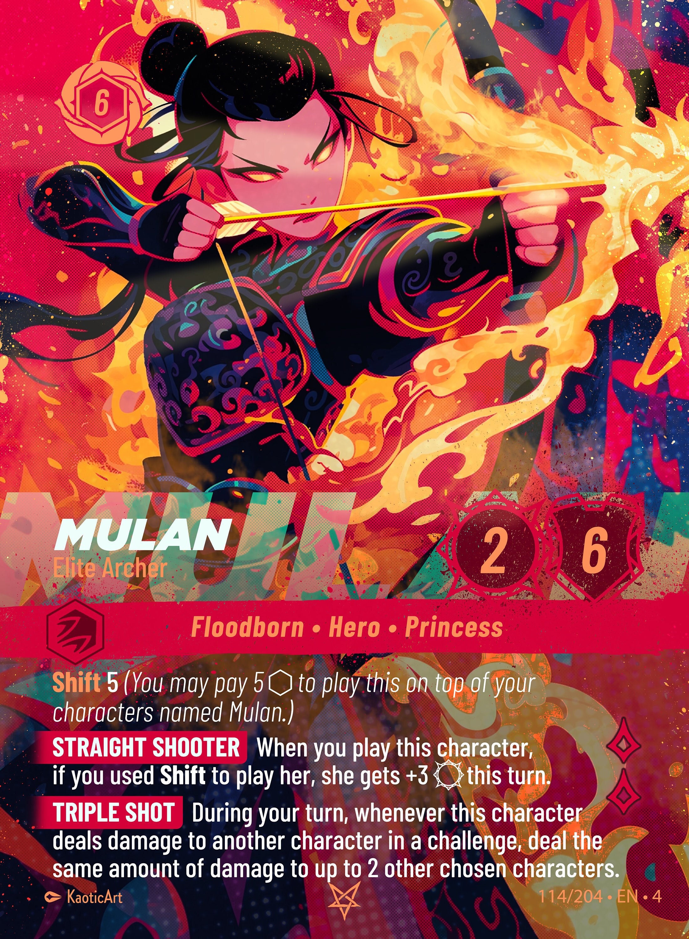 Mulan Elite Archer Lorcana Proxy - Etsy Mulan Elite Archer Lorcana Proxy - Etsy