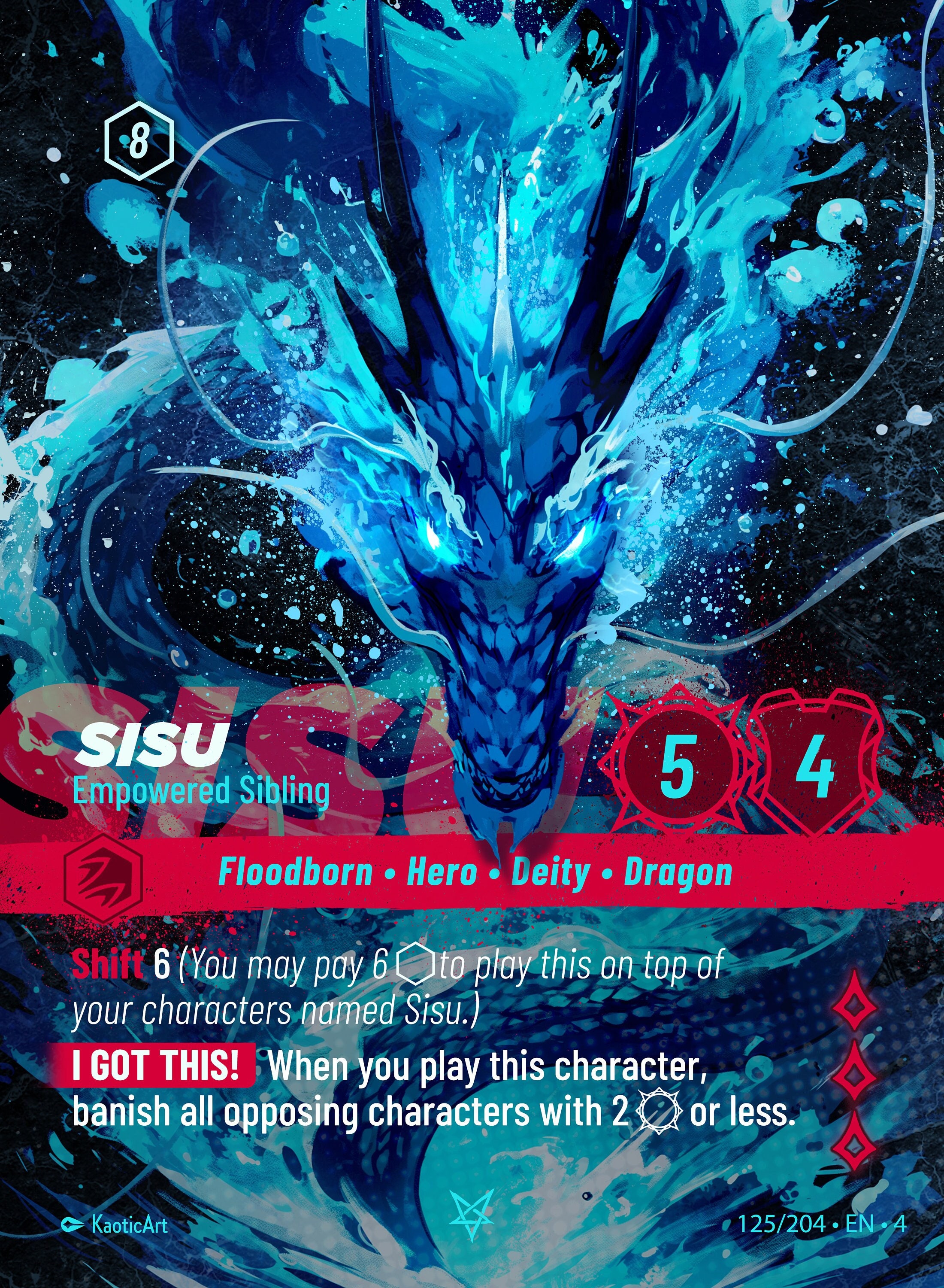 Sisu Empowered Sibling Lorcana Proxy