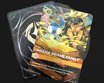 Ohana signifie Family Foil Lorcana Proxy