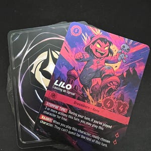 Lilo Causing an Uproar Foil Lorcana Proxy