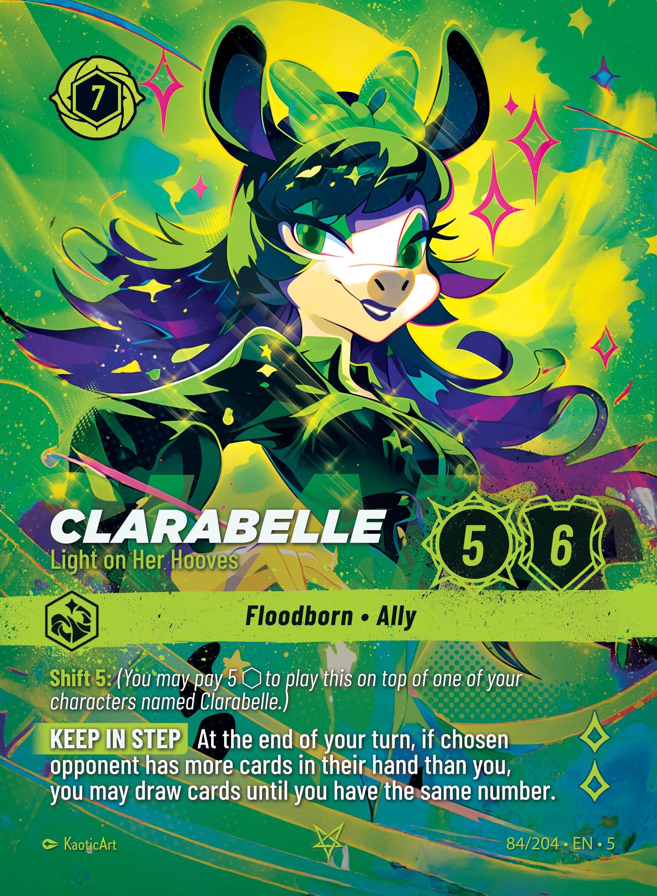 mtg final fantasy legacy Lorcana - Archazia's Island - Clarabelle - News Reporter (Rare)
