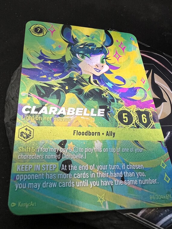 clarabelle lorcana card - Shimmering Skies - Standard Characters Cost (Ink) Clarabelle - Light on Her