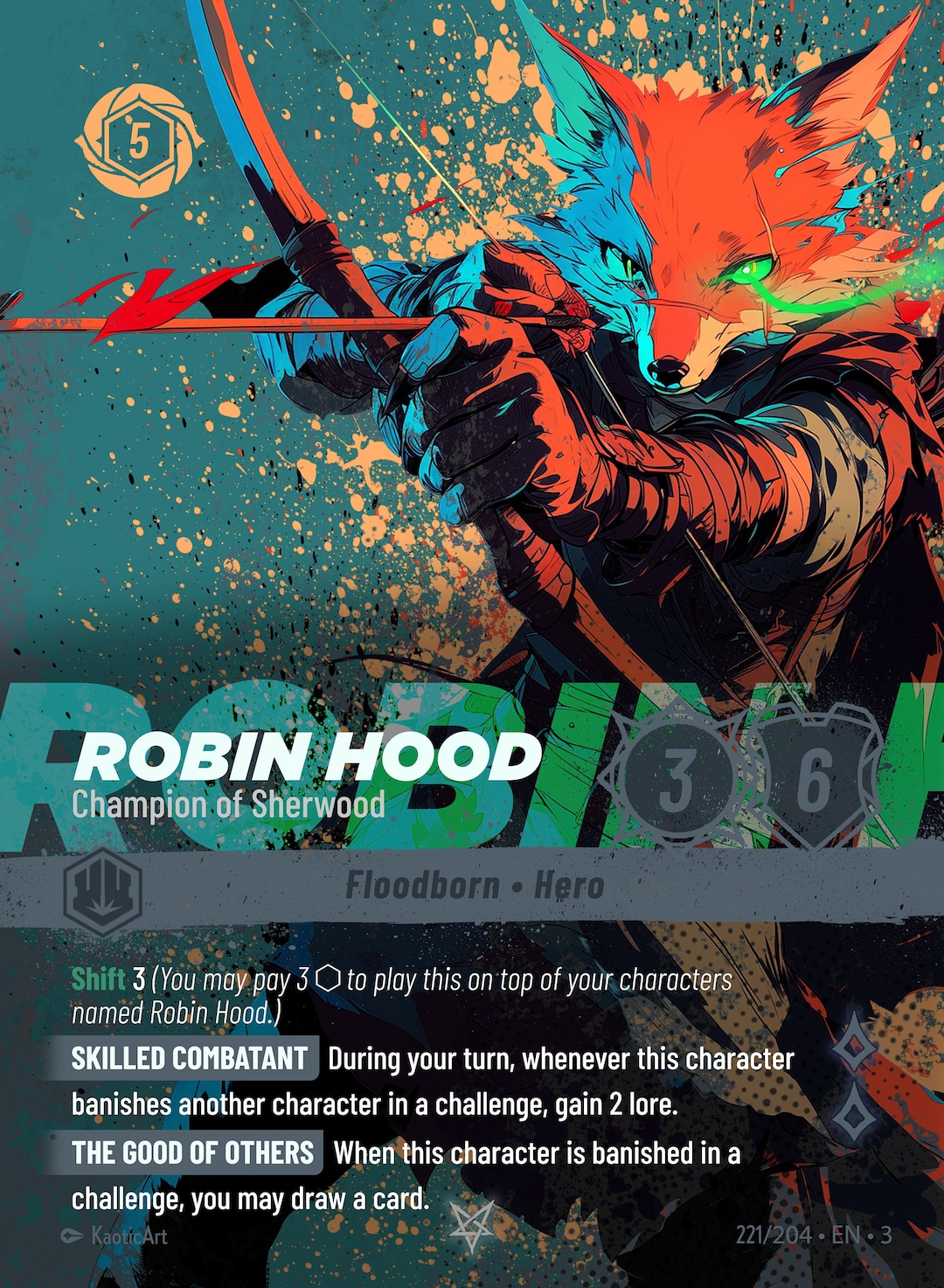 Robin Hood - Champion of Sherwood ロルカナ ロビン・フッド