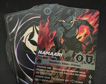 Namaari Rival Foil simple d'esprit Lorcana Proxy