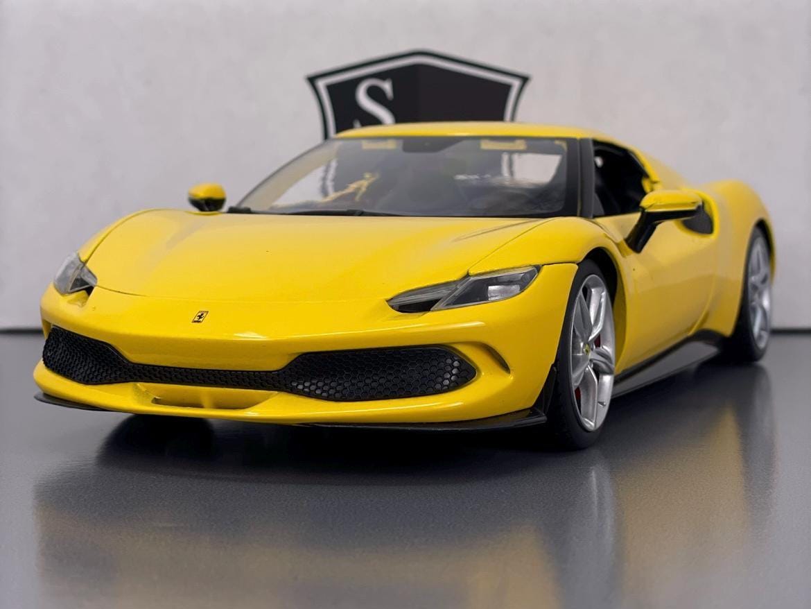 Ferrari 296 Diecast Model - Etsy