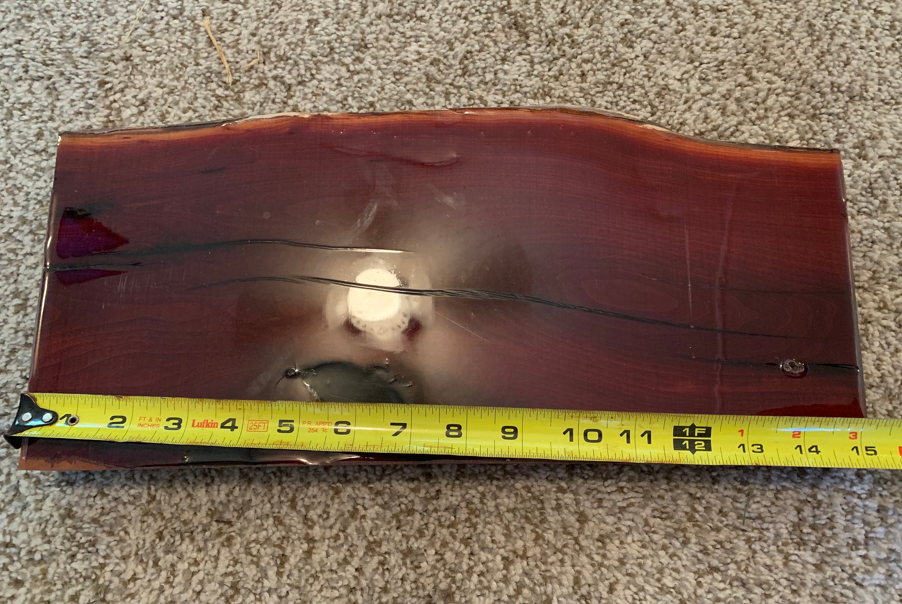 Manzanita Wood Slab Stabilized Red Grain Unique Wood for Crafts Etsy