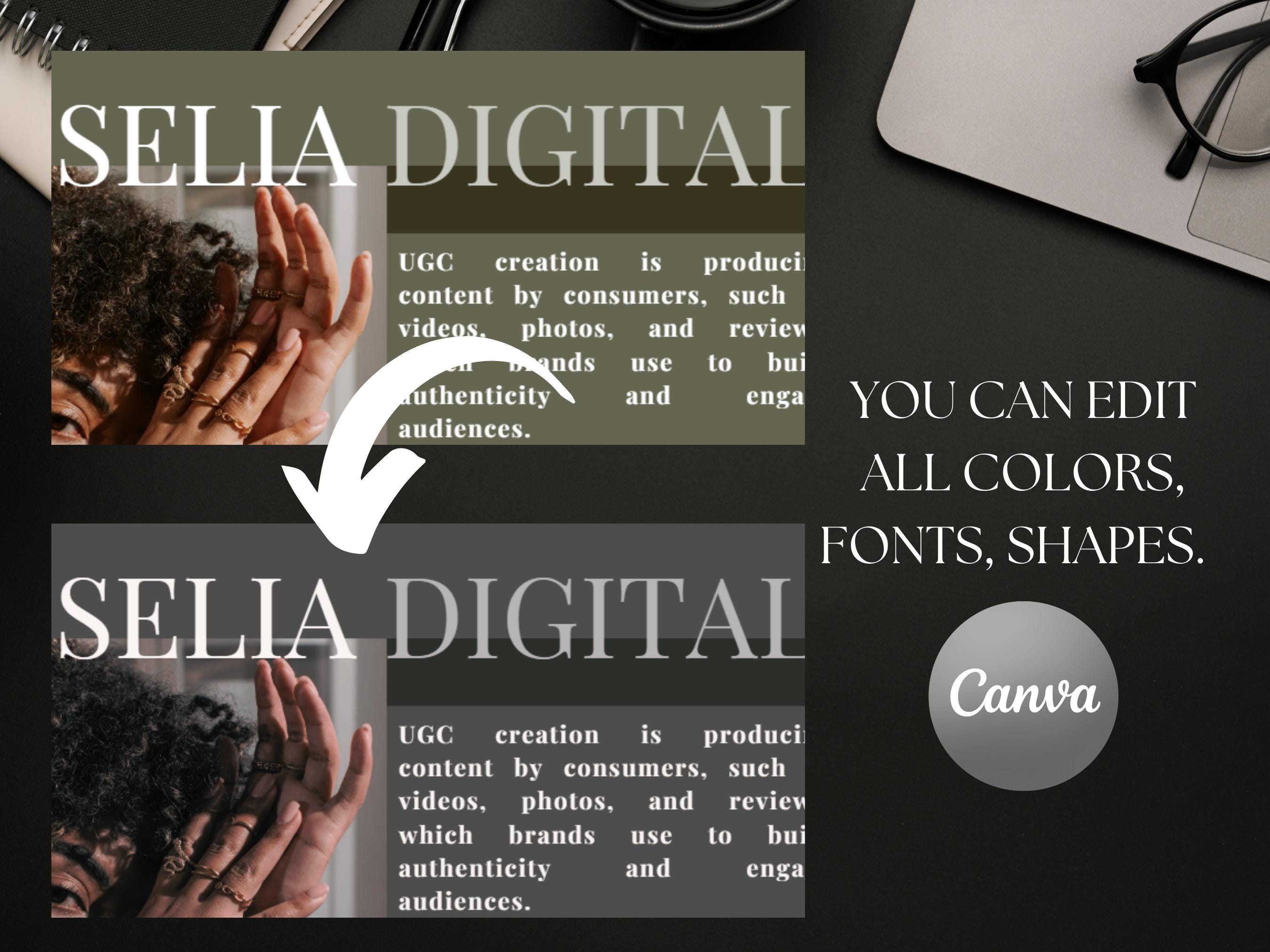 UGC Portfolio Template, UGC Website, UGC Template, Ugc Media Kit ...