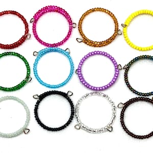Beaded Wine Glass/Water Bottle Charms - Choice of Quantity Set