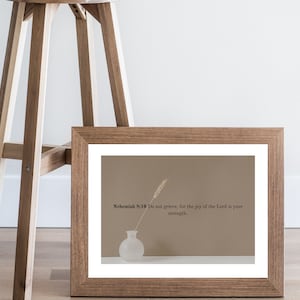 Nehemiah Bible Verse, Christian Bible Verse Art, Christian Wall Art, Christian Art Pages, Christian Poster, Minimalist Christian Art, Boho