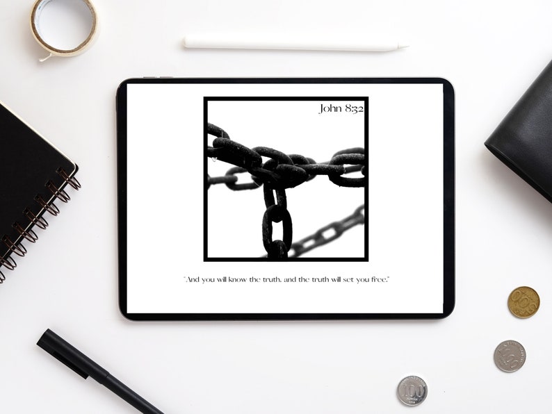 John Bible Verse Art, Modern Bible Art, Christian Modern Wall Art Print