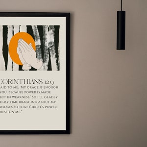 Corinthians Wall Art, Corinthians Bible Verses, Christian Home Decor, Christian Art, Christian Digital Prints, Corinthians Scripture Poster