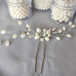 Bridal Hair Pins/Wedding Hair Accessories/Silver-Gold Bridesmaid Hair Accessories/Wedding Hair Pins