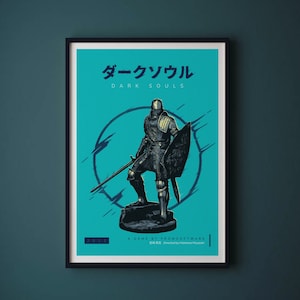 Lámina de Dark Souls (2011) / A5 A4 A3 A2 / Lámina de videojuego sin marco / Póster de videojuego / FromSoftware / Arte mural