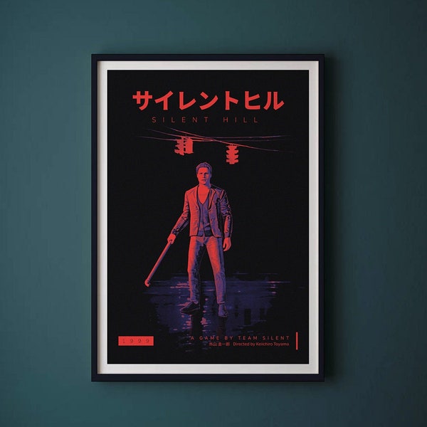 Silent Hill (1999) Art Print | A5 A4 A3 | Unframed Video Game Print | Game Poster | Team Silent - Konami | Wall Art